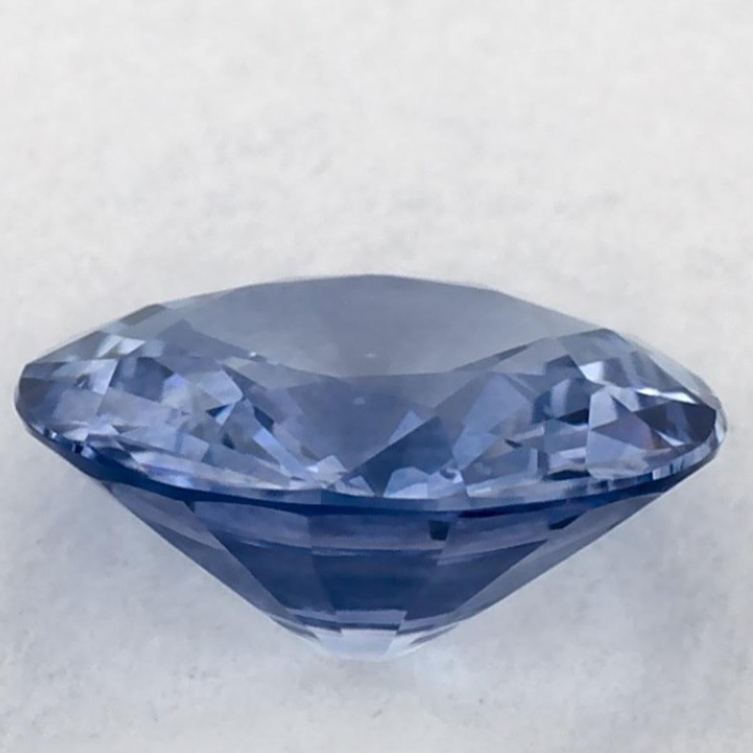 1.01 Karat Blauer runder Saphir, loser Edelstein im Zustand „Neu“ im Angebot in Fort Lee, NJ