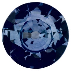 1.01 Ct Blue Sapphire Round Loose Gemstone