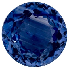 2.65 carati di zaffiro blu rotondo sfuso