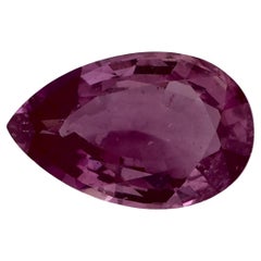1.01 Karat Rosa Saphir Birne Loser Edelstein