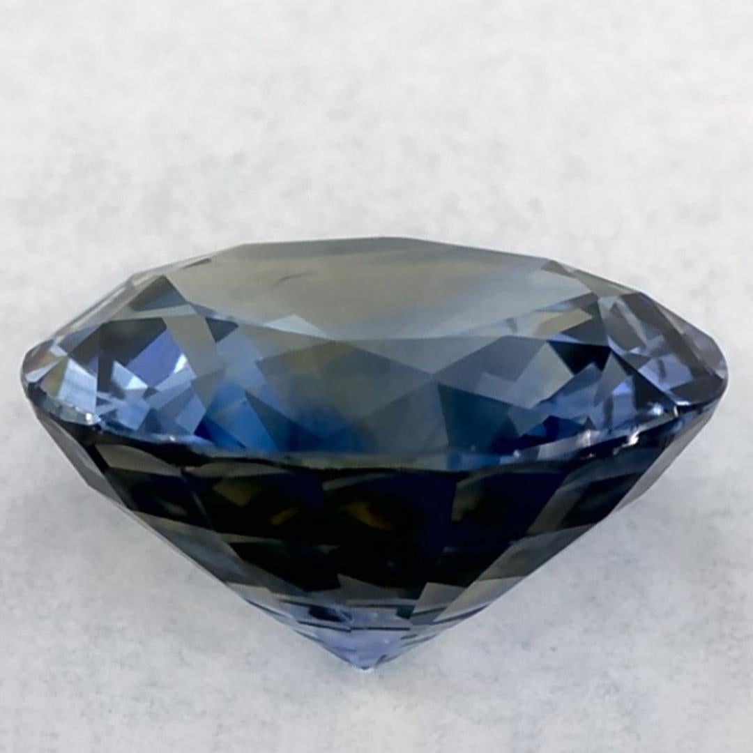 1.49 carati di zaffiro blu rotondo sfuso In condizioni Nuovo in vendita a Fort Lee, NJ