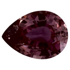 1.06 Karat Rosa Saphir Birne Loser Edelstein