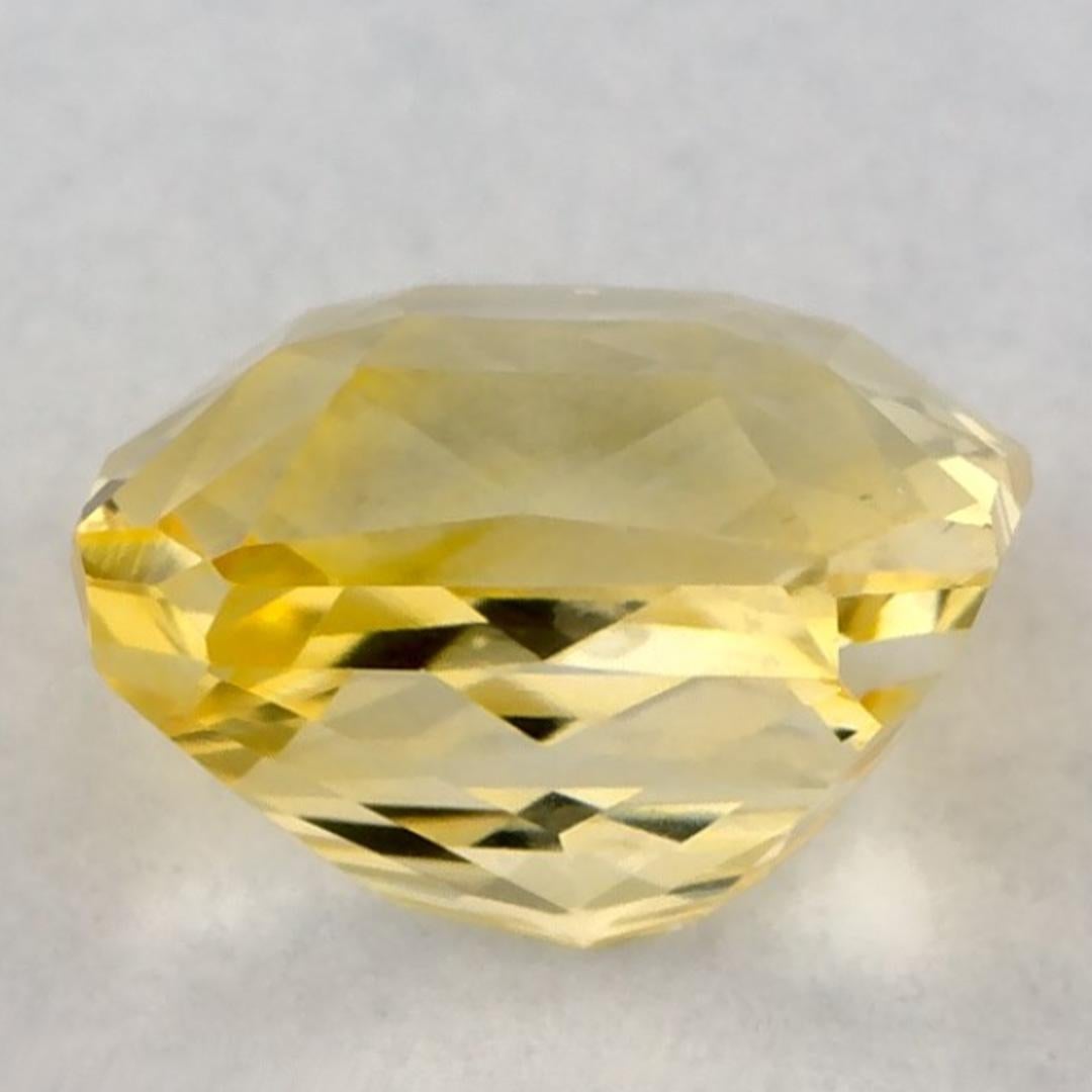 1,50 Ct Zaffiro Giallo Radioso Gemma Sciolta In condizioni Nuovo in vendita a Fort Lee, NJ