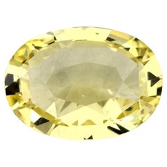 1.21 carati di zaffiro giallo ovale sfuso