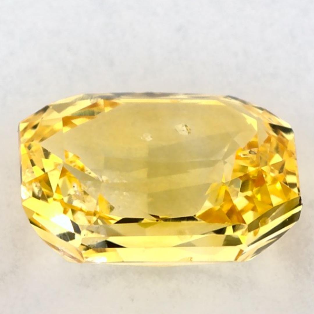 1,45 qt Zafiro amarillo radiante Gema suelta en Nuevo estado para la venta en Fort Lee, NJ