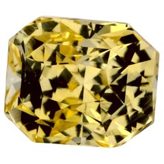 1.52 carati di zaffiro giallo radiante