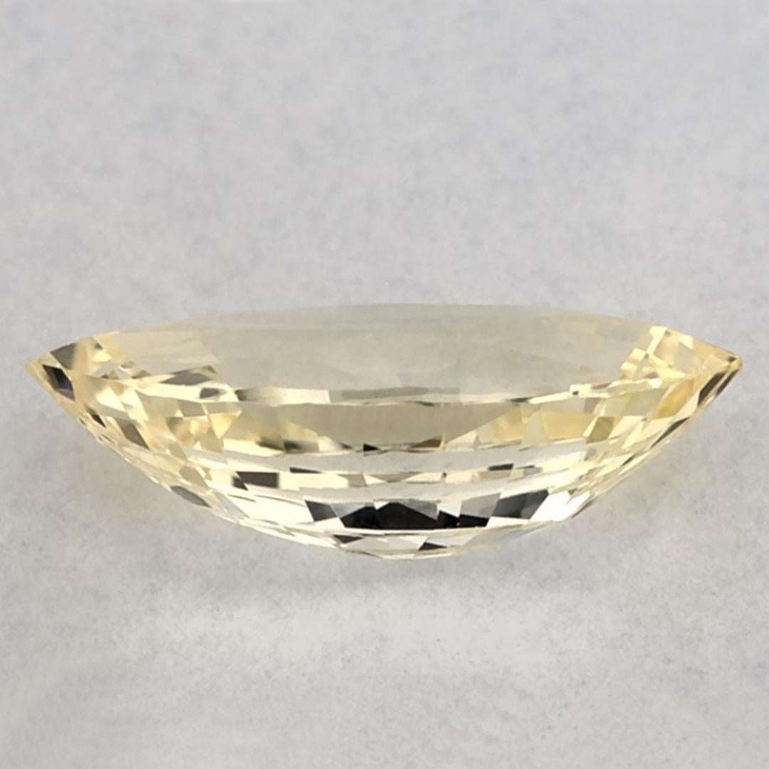 0,93 Ct Zaffiro giallo Marquise Gemma sciolta In condizioni Nuovo in vendita a Fort Lee, NJ