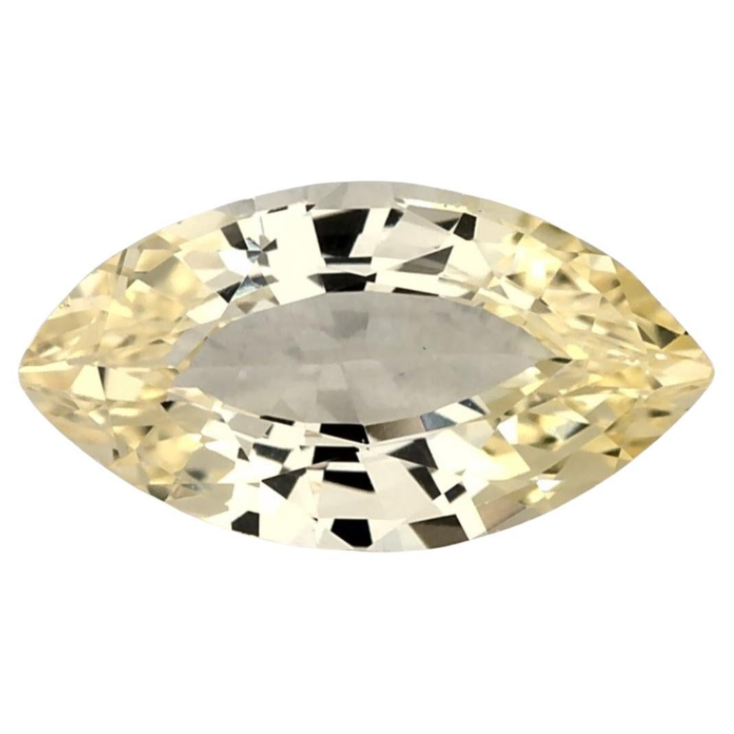 0,93 Ct Zaffiro giallo Marquise Gemma sciolta