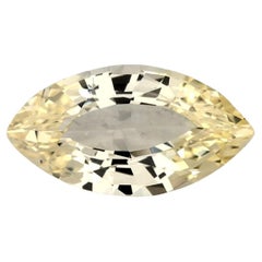 0,93 Ct Zaffiro giallo Marquise Gemma sciolta