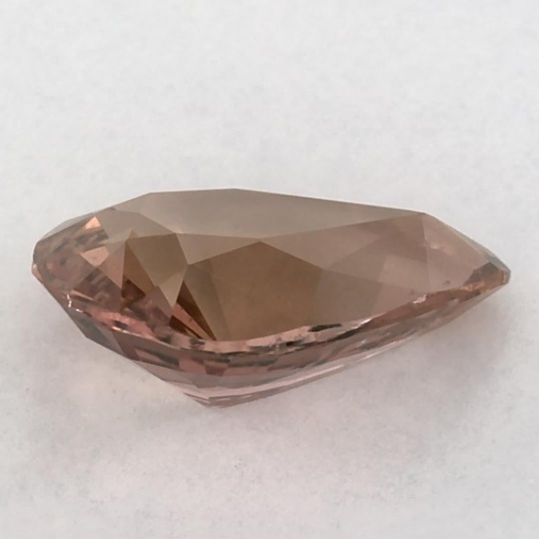 1.08 carati di zaffiro rosa a pera sciolto In condizioni Nuovo in vendita a Fort Lee, NJ