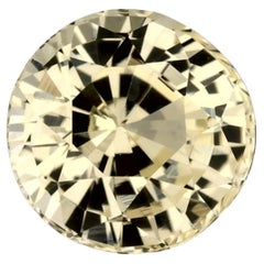0.88 carati di zaffiro giallo rotondo sciolto