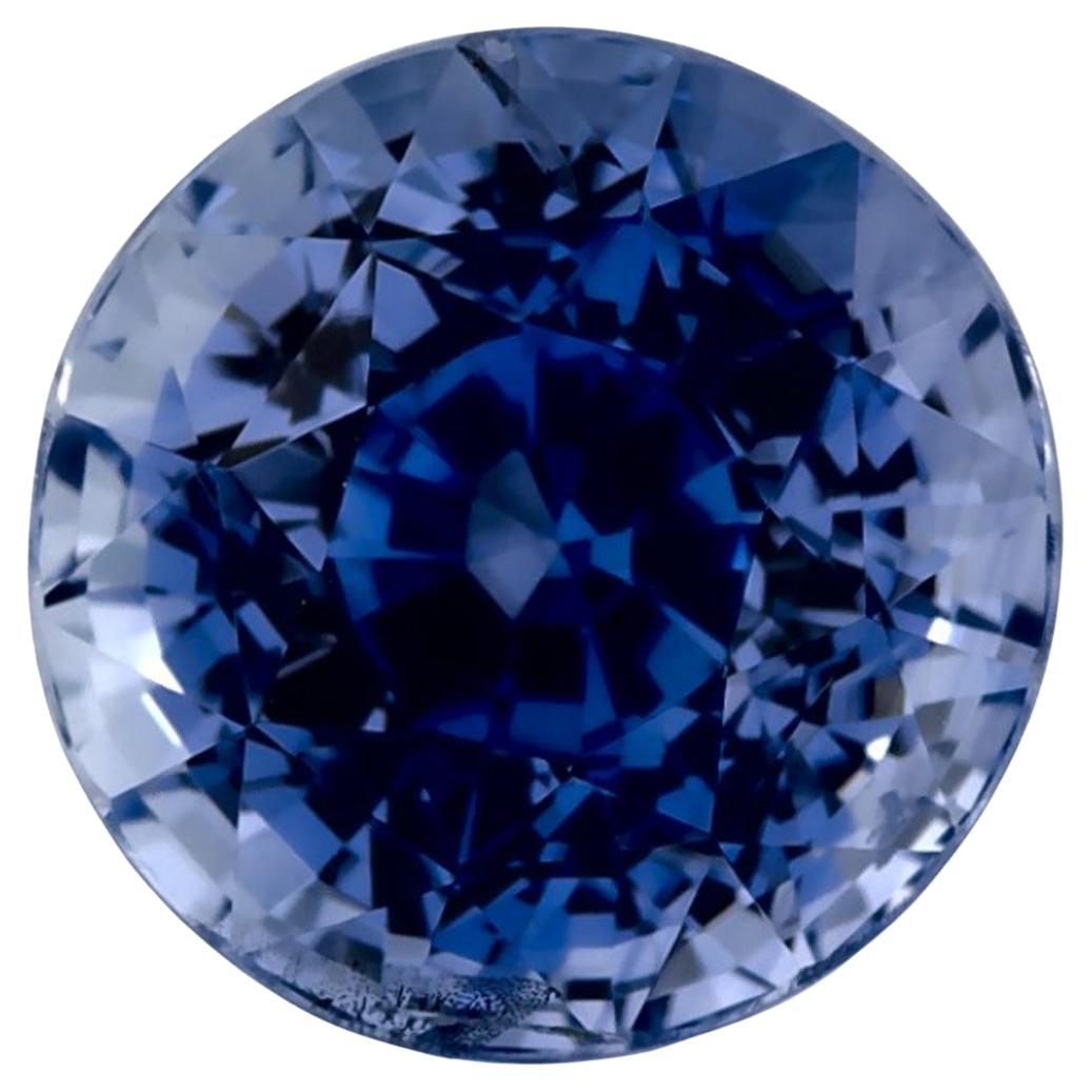 2.1 carati di zaffiro blu rotondo sfuso