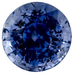 2.1 carati di zaffiro blu rotondo sfuso