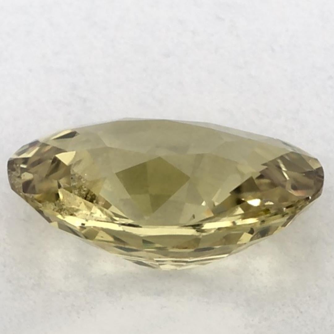 1.49 carati di zaffiro giallo ovale sfuso In condizioni Nuovo in vendita a Fort Lee, NJ
