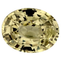 1.49 carati di zaffiro giallo ovale sfuso