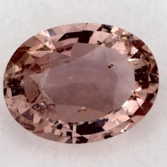 1.34 Ct Pink Sapphire Oval Loose Gemstone