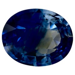 1.02 carati di zaffiro blu ovale sfuso