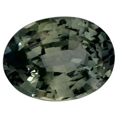 3.38 Ct Green Sapphire Oval Loose Gemstone (Saphir vert ovale en vrac)