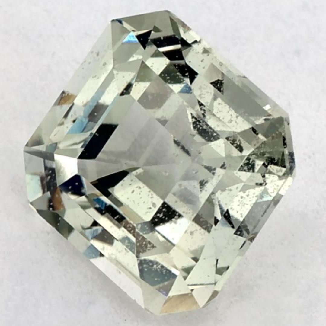 Ottagono 1.73 carati di zaffiro verde ottagonale sfuso in vendita