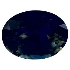 1.16 qt Zafiro Azul Oval Gema Suelta