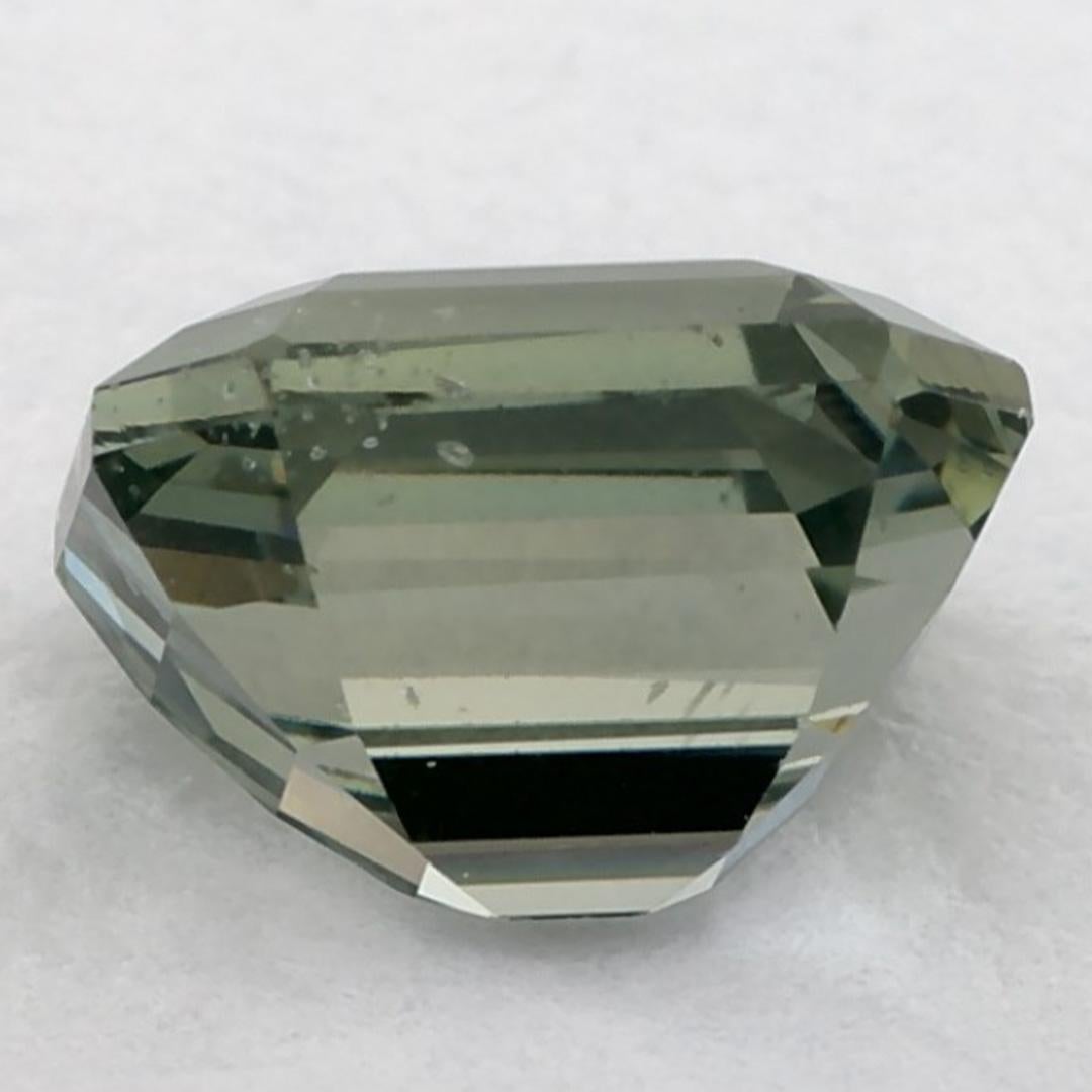 1.82 carati di zaffiro verde ottagonale sfuso In condizioni Nuovo in vendita a Fort Lee, NJ