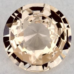1.34 Ct Pink Sapphire Round Loose Gemstone