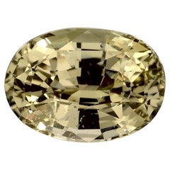 2.14 Ct Green Sapphire Oval Loose Gemstone (Saphir vert ovale en vrac)