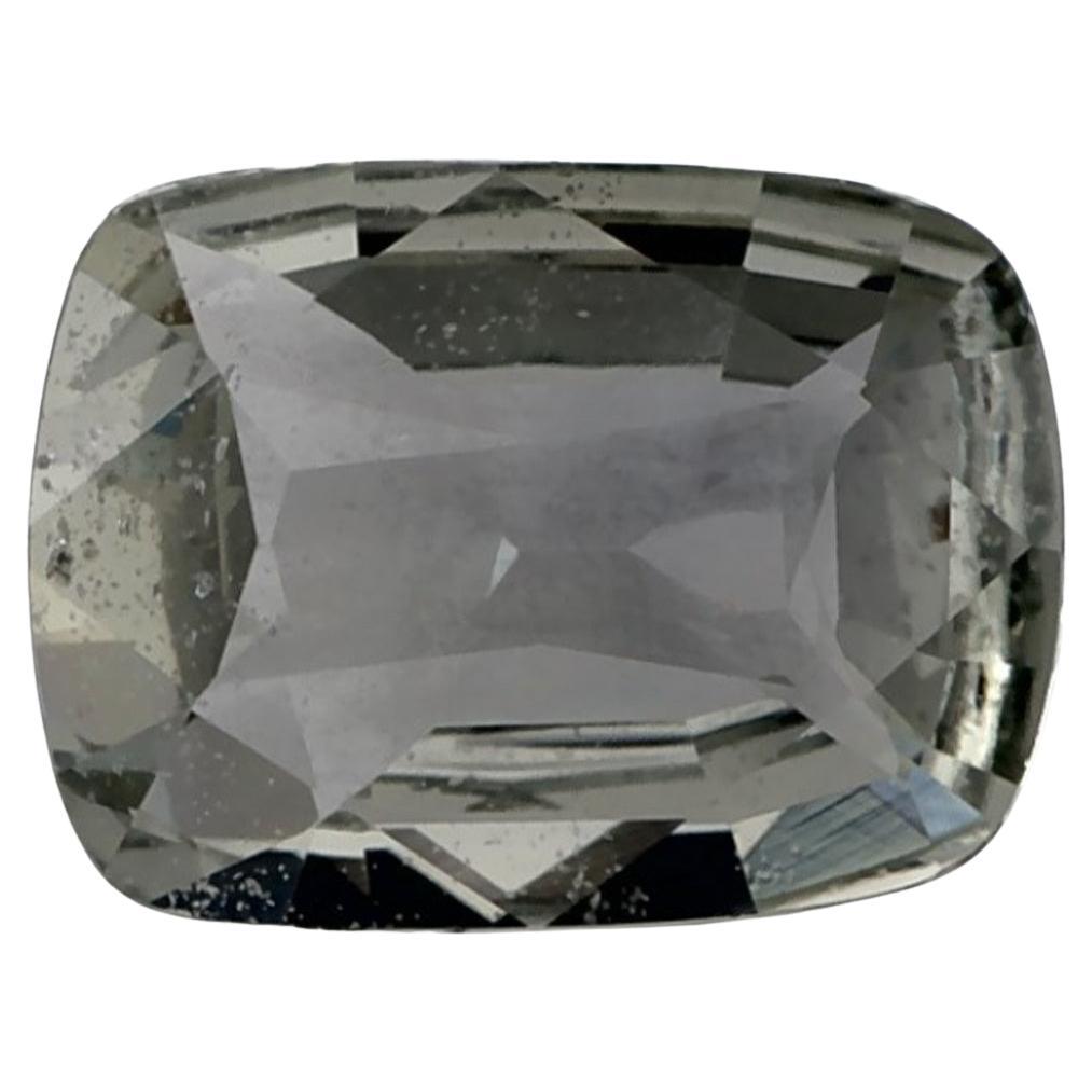 1.37 Ct Zaffiro Verde Cuscino Gemma Sfusa