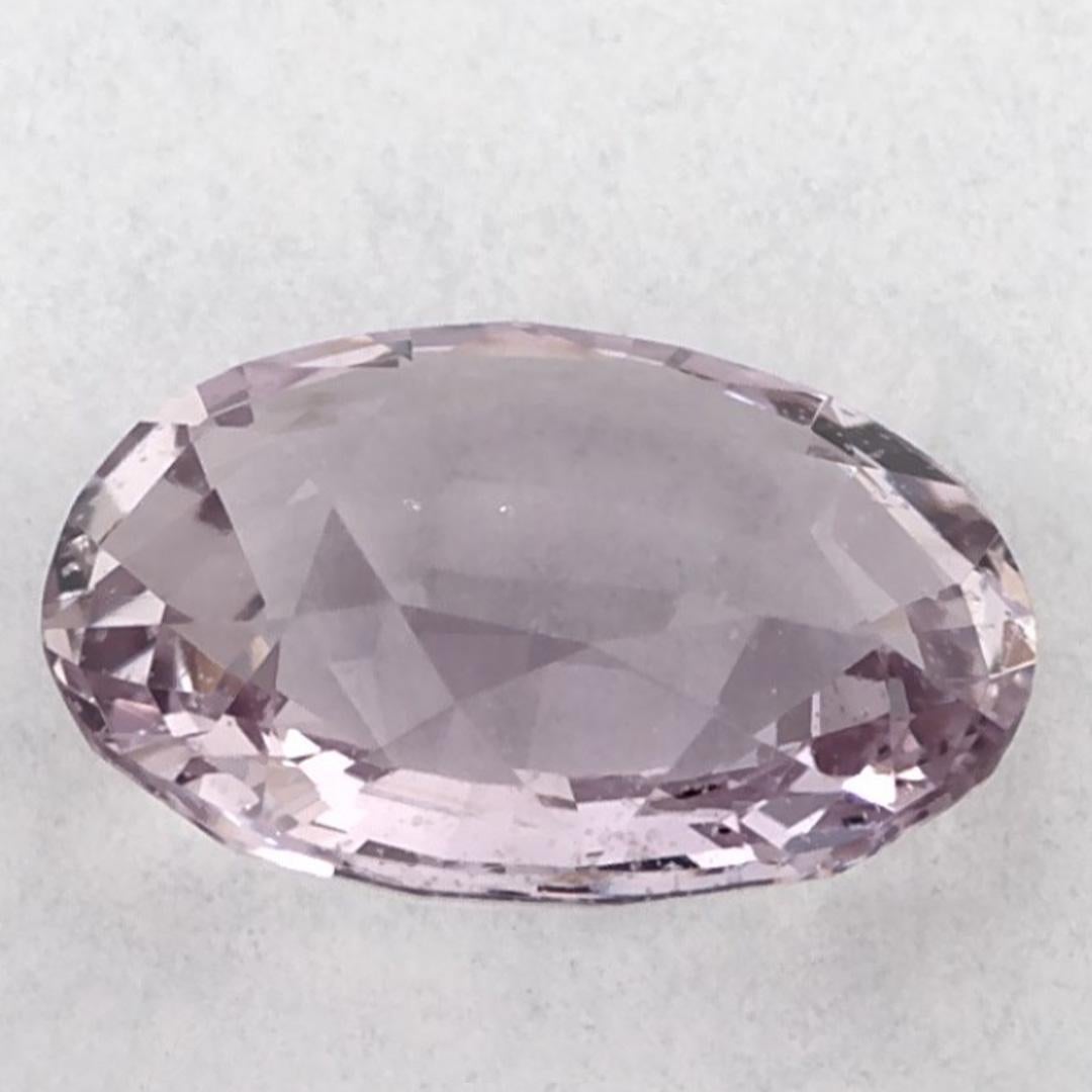 1.16 carati di zaffiro rosa ovale sfuso In condizioni Nuovo in vendita a Fort Lee, NJ
