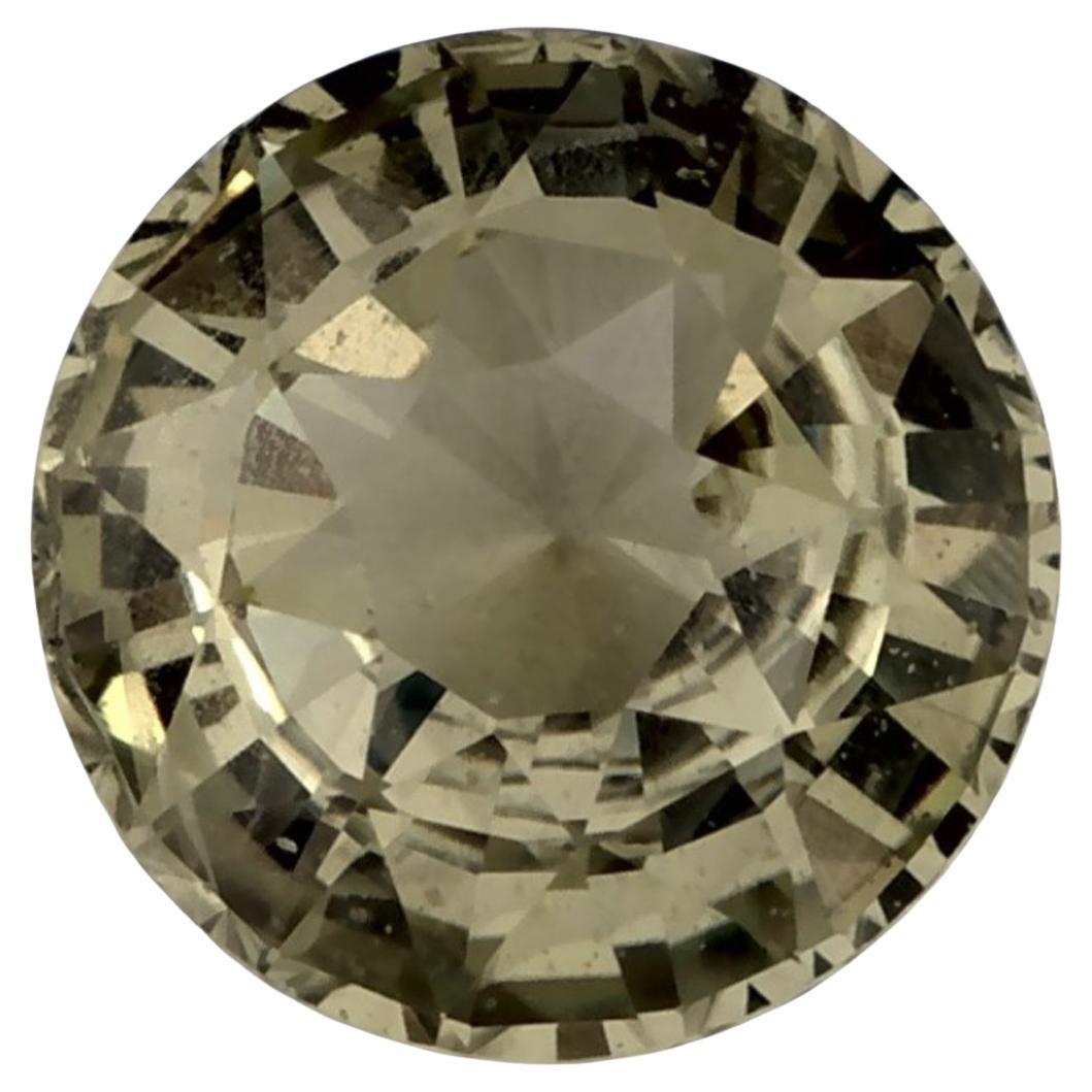 1.85 Ct Green Sapphire Round Loose Gemstone (Saphir vert rond en vrac)