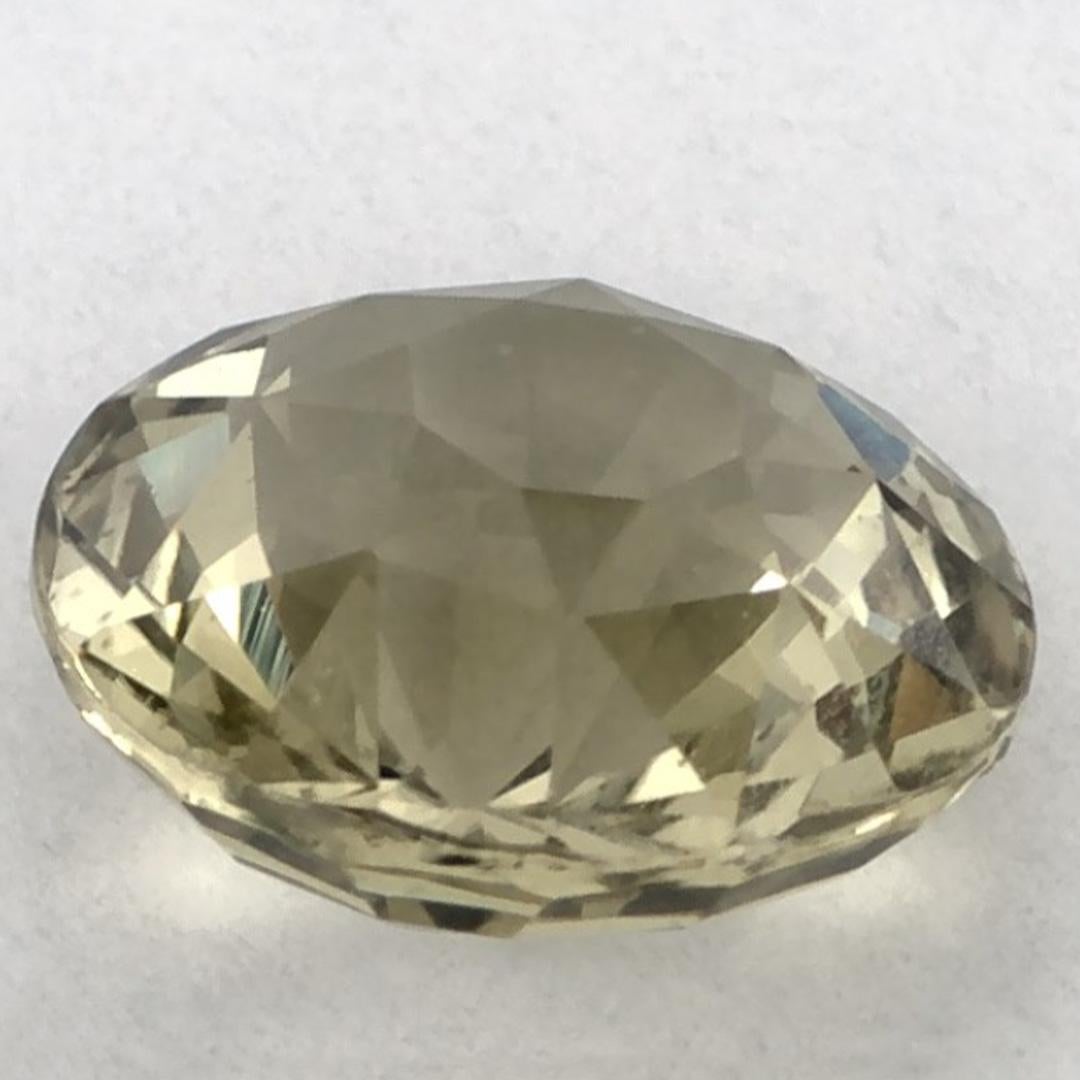 Taille ronde 1.85 Ct Green Sapphire Round Loose Gemstone (Saphir vert rond en vrac) en vente