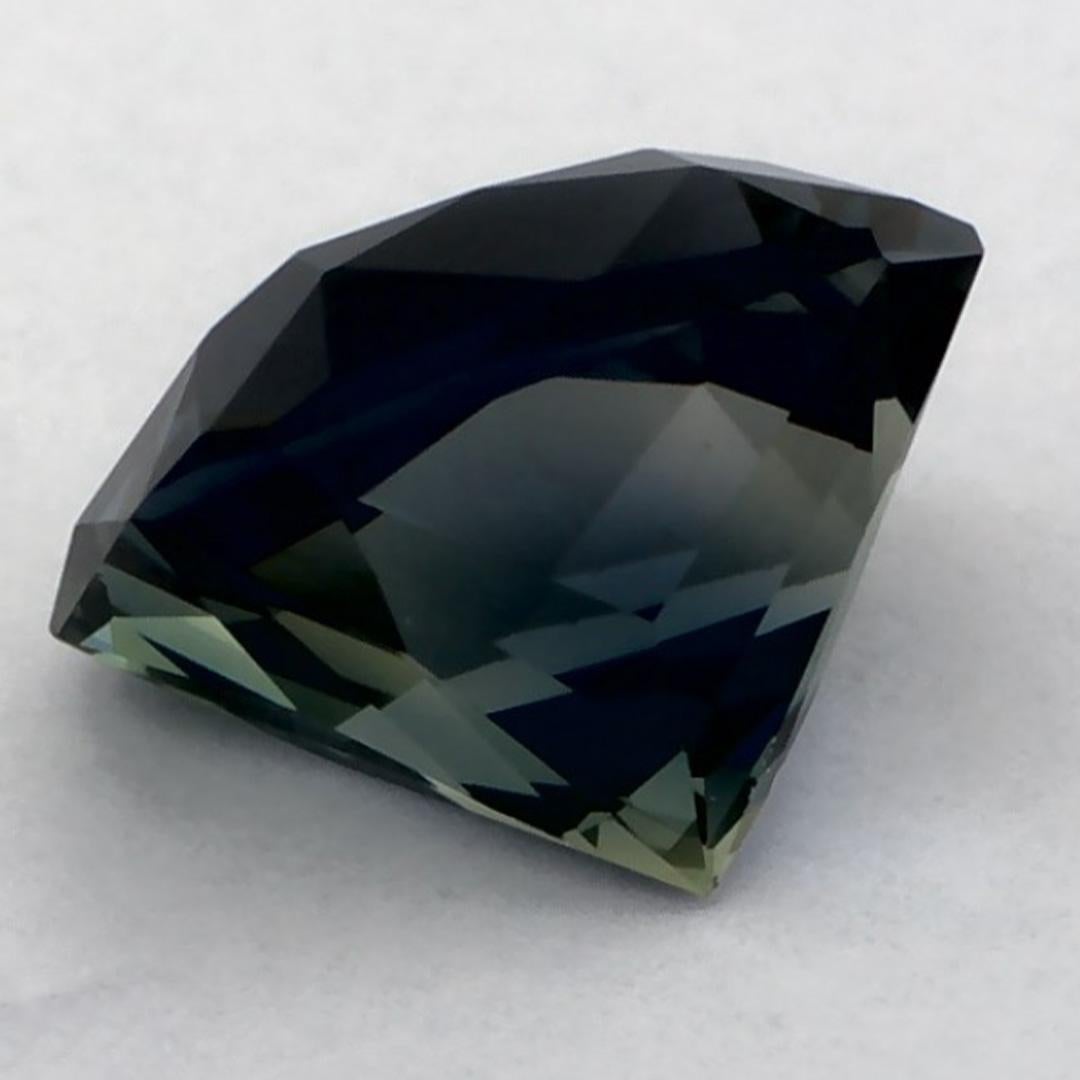Gema suelta de zafiro verde octogonal de 1.45 qt en Nuevo estado para la venta en Fort Lee, NJ