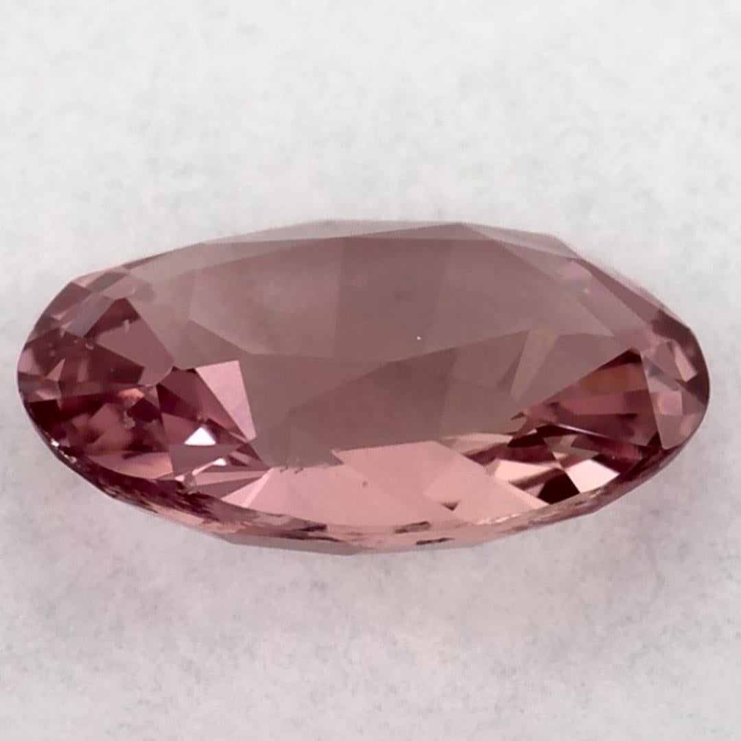1.01 carati di zaffiro rosa ovale sfuso In condizioni Nuovo in vendita a Fort Lee, NJ