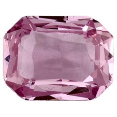 1.52 Karat Rosa Saphir Oktagon Loser Edelstein
