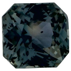 1,1 carati di zaffiro verde radiante sciolto