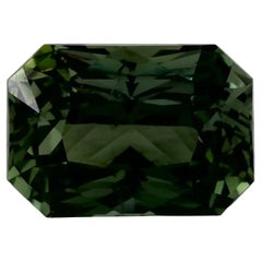 1,14 carati di zaffiro verde radiante sciolto
