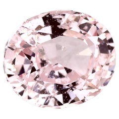 1.26 Ct Pink Sapphire Oval Loose Gemstone