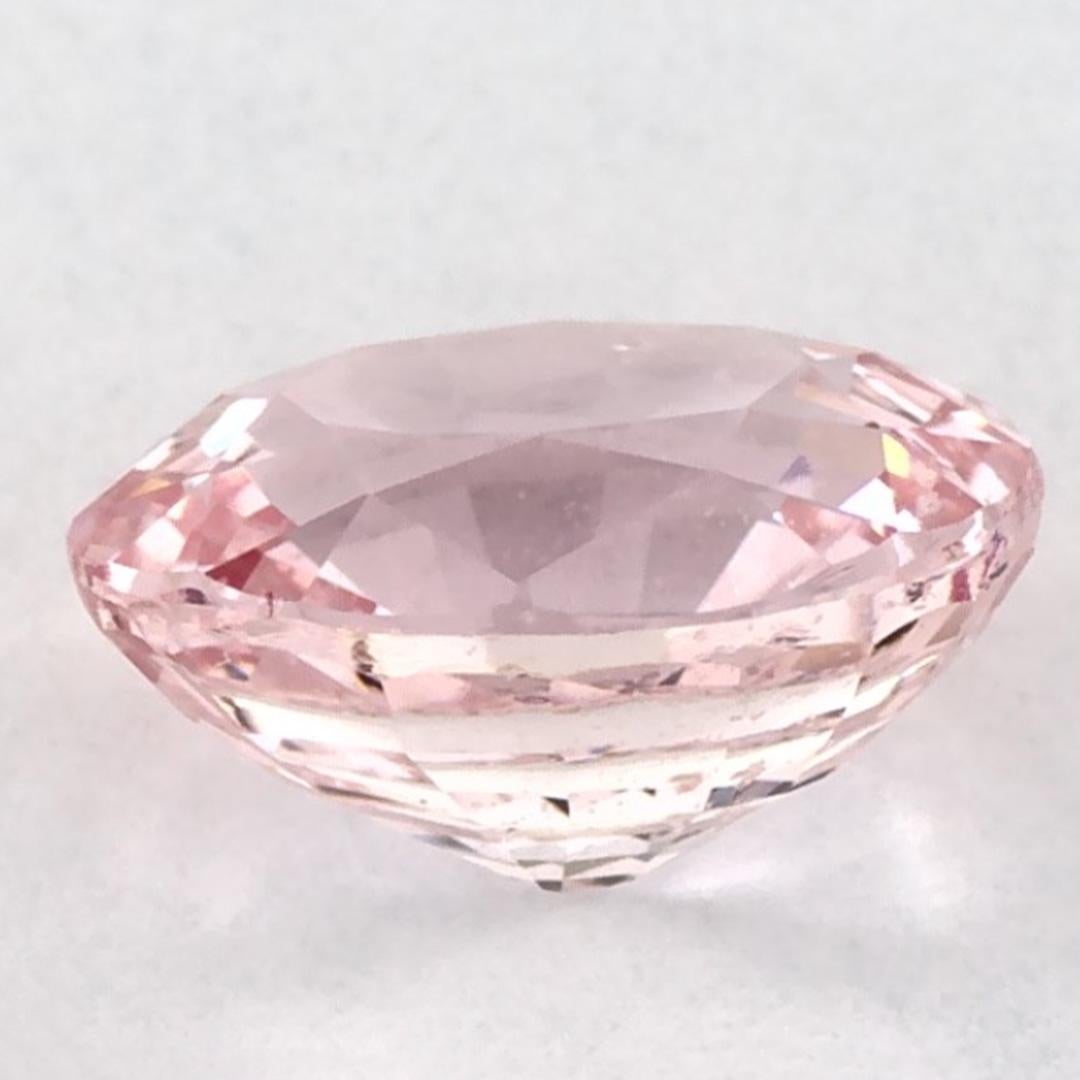 1.26 carati di zaffiro rosa ovale sfuso In condizioni Nuovo in vendita a Fort Lee, NJ