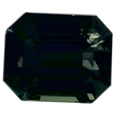 Gema suelta de zafiro verde octogonal de 1.52 qt