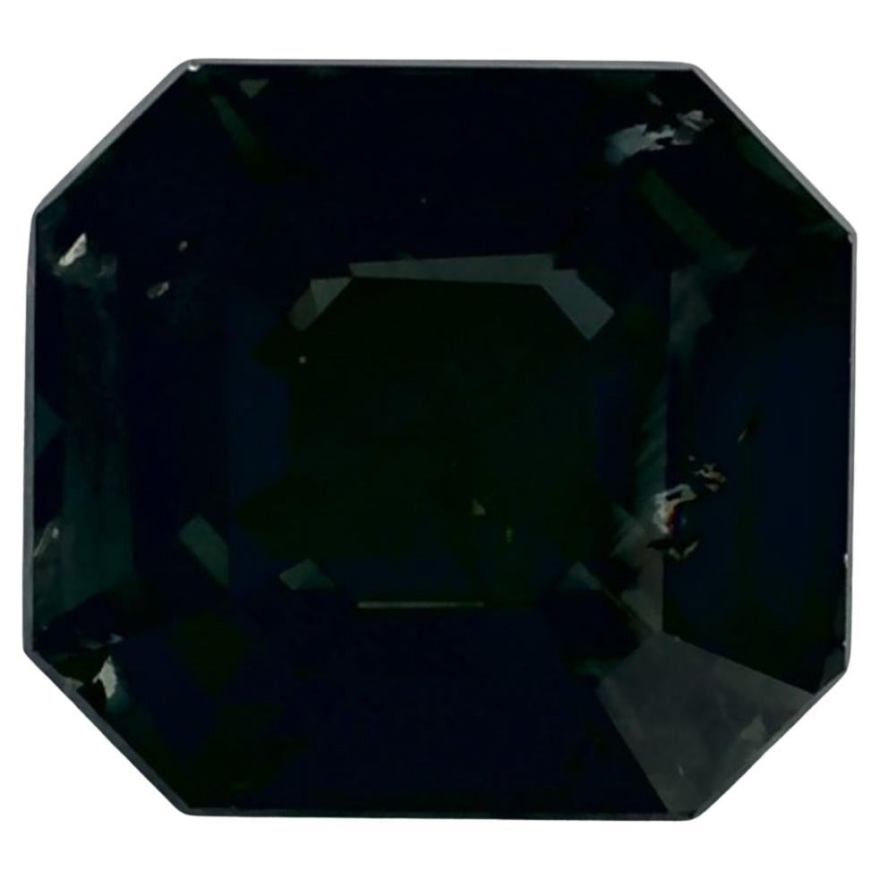 Gema suelta de zafiro verde octogonal de 1.54 qt