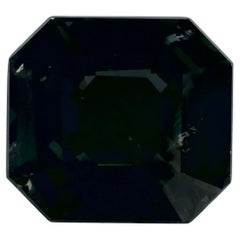 Gema suelta de zafiro verde octogonal de 1.54 qt