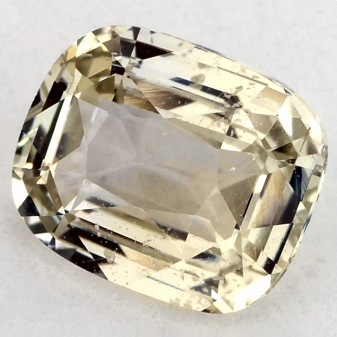 Taglio cuscino 1.51 Ct Zaffiro Verde Cuscino Gemma Sfusa in vendita