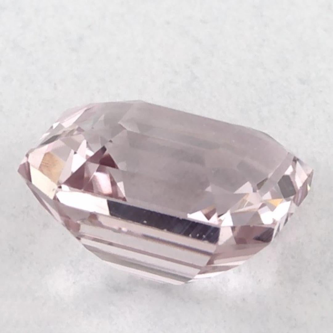 Gema suelta de zafiro rosa octogonal de 1.35 qt en Nuevo estado para la venta en Fort Lee, NJ
