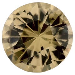 1.09 carati di zaffiro giallo rotondo sciolto