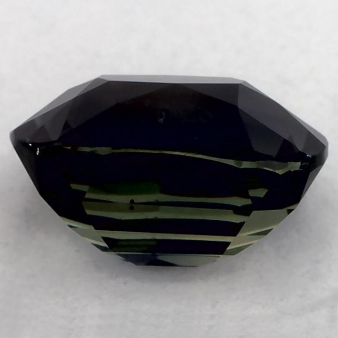 1.71 Ct Zaffiro Verde Cuscino Gemma Sfusa In condizioni Nuovo in vendita a Fort Lee, NJ