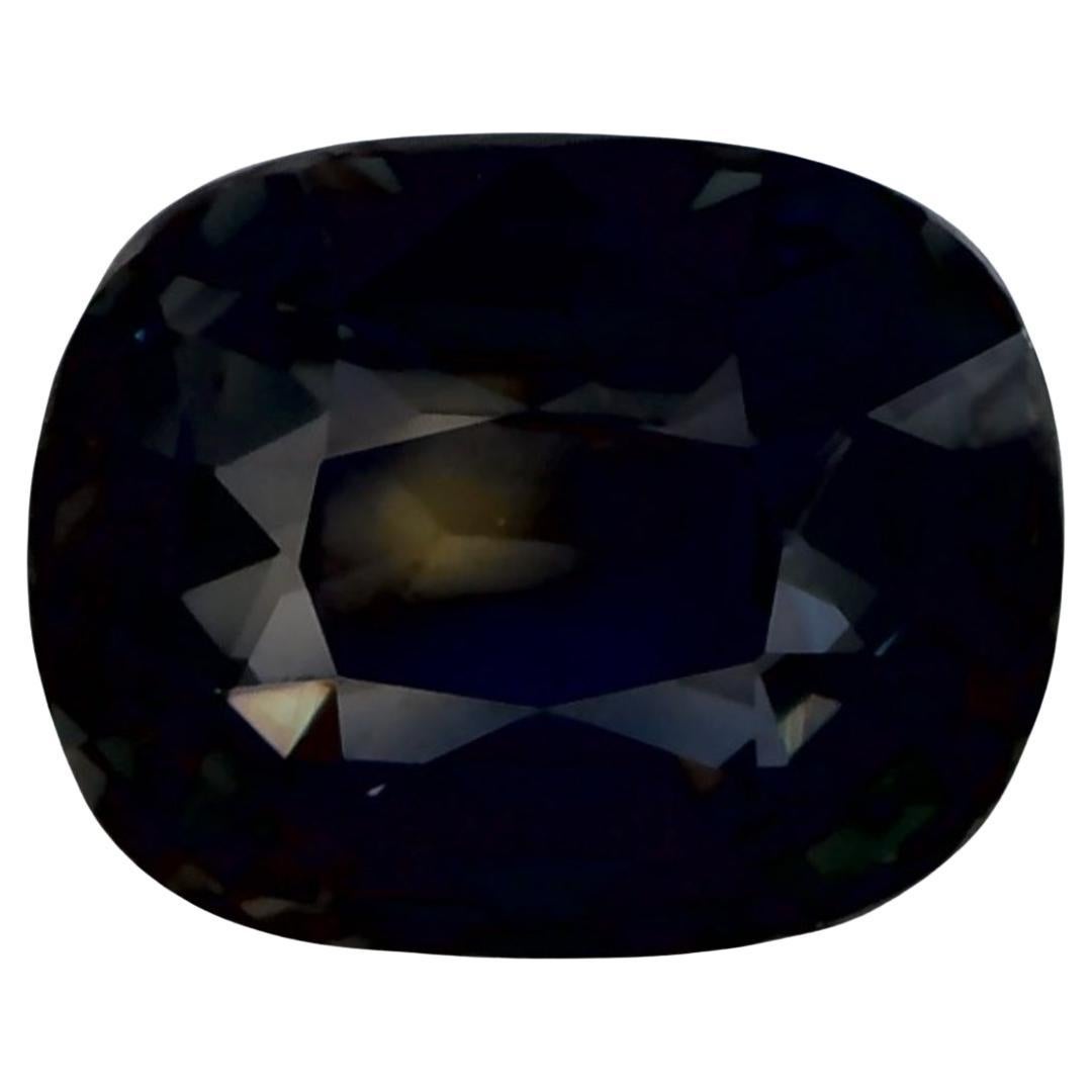 1.71 Ct Zaffiro Verde Cuscino Gemma Sfusa