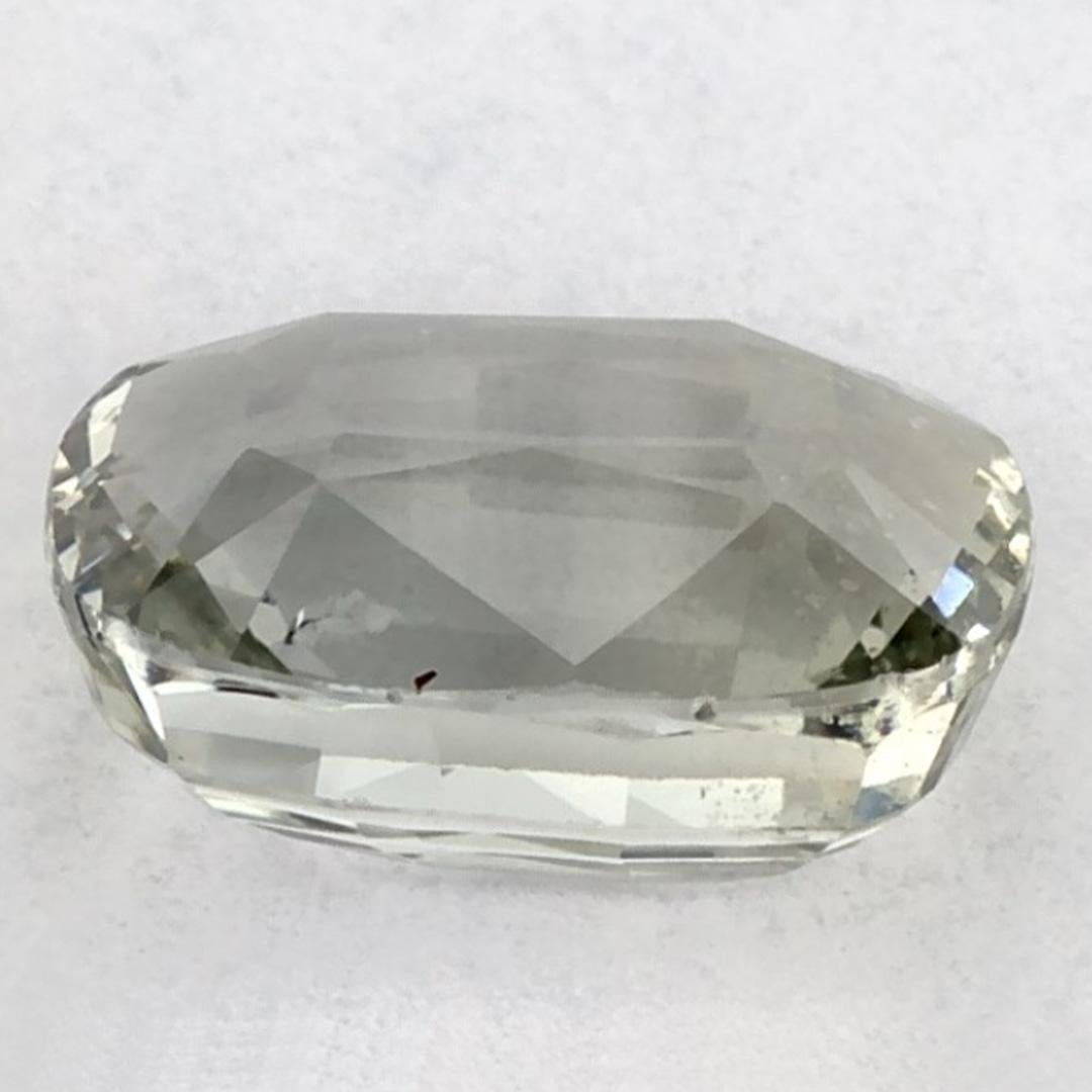 1.55 Ct Zaffiro Verde Cuscino Gemma Sfusa In condizioni Nuovo in vendita a Fort Lee, NJ