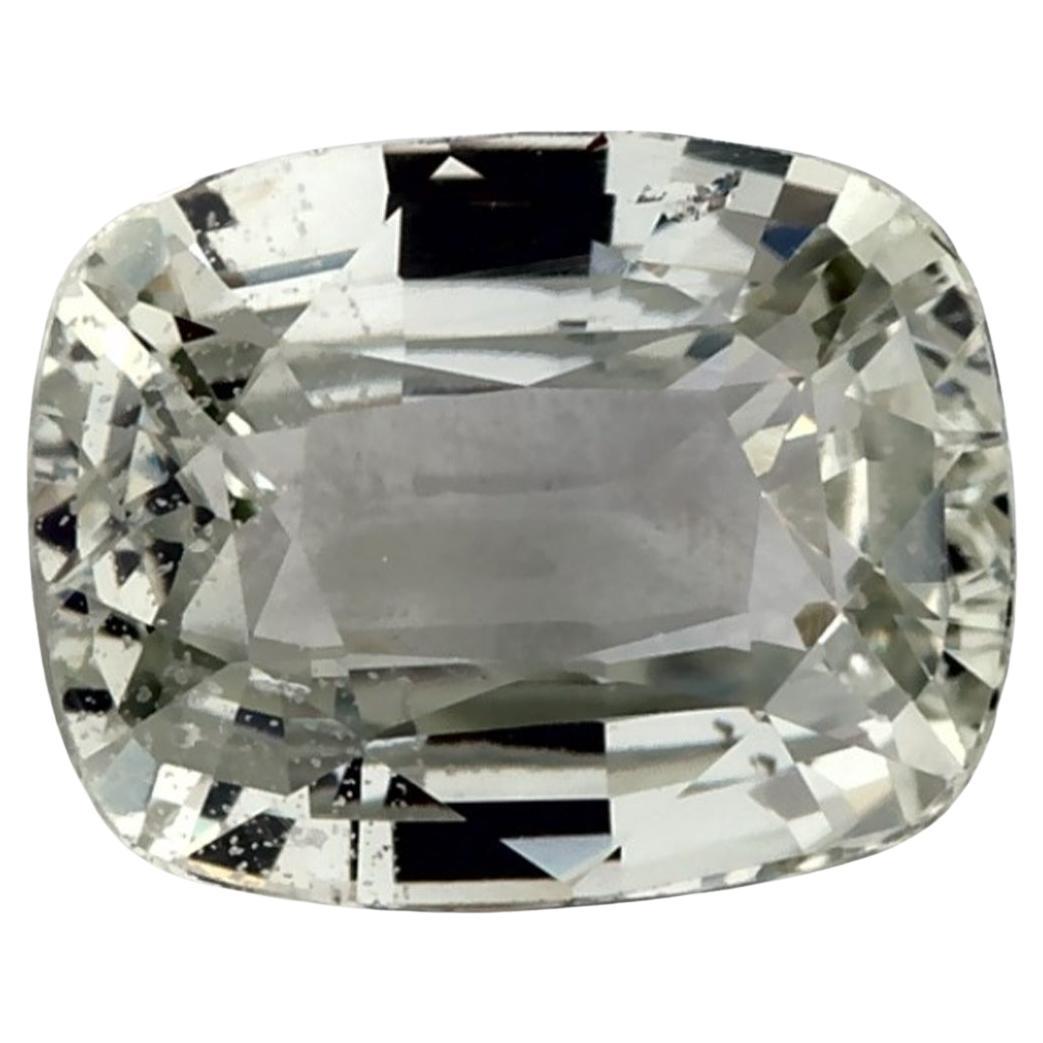 1.55 Ct Zaffiro Verde Cuscino Gemma Sfusa