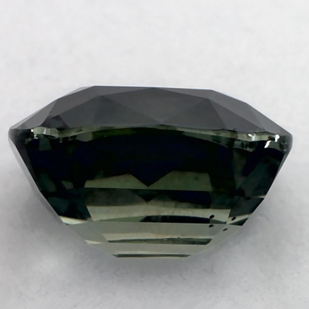 1.89 Ct Zaffiro Verde Cuscino Gemma Sfusa In condizioni Nuovo in vendita a Fort Lee, NJ
