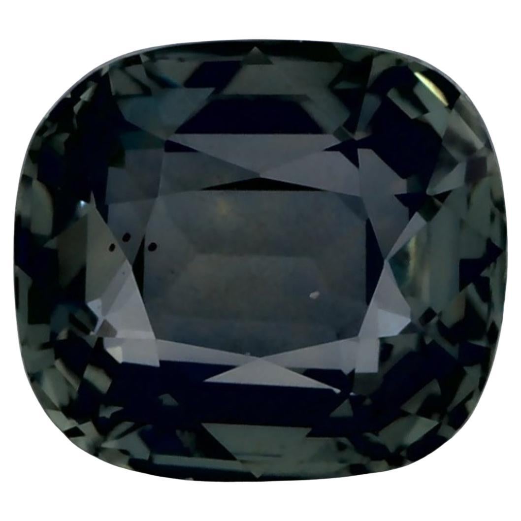1.89 Ct Zaffiro Verde Cuscino Gemma Sfusa